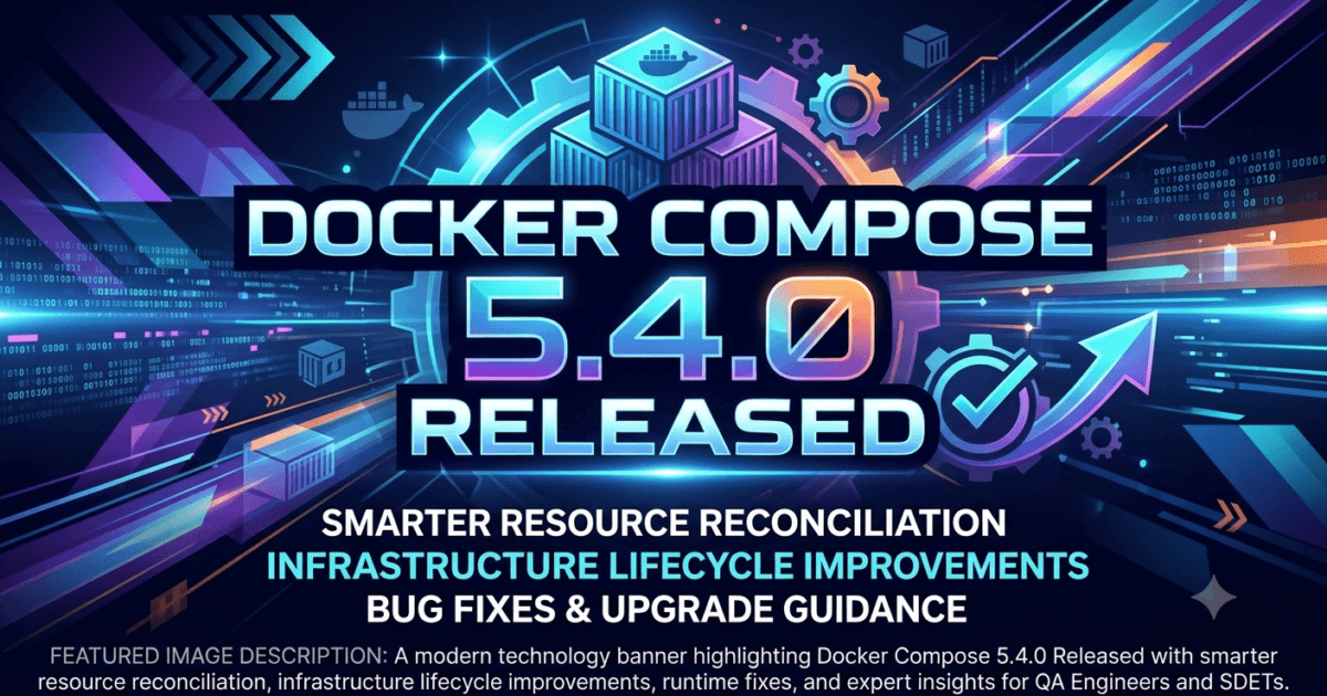 Docker Compose 5.4.0 Released: New Reconciliation Engine Explained 1 Docker Compose 5.4.0 Released: New Reconciliation Engine Explained