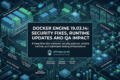 Docker Engine 19.03.14: Security Fixes, Runtime Updates and QA Impact 13 Docker Engine 19.03.14 Security and Runtime Updates