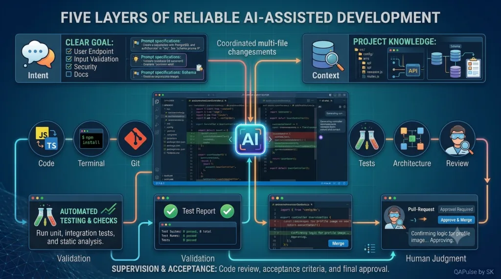 Five Layers of Reliable AI-Assisted Development