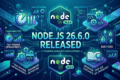 Node.js 26.6.0 Released showing Test Runner improvements, FFI enhancements, bug fixes, and upgrade guidance for QA Engineers