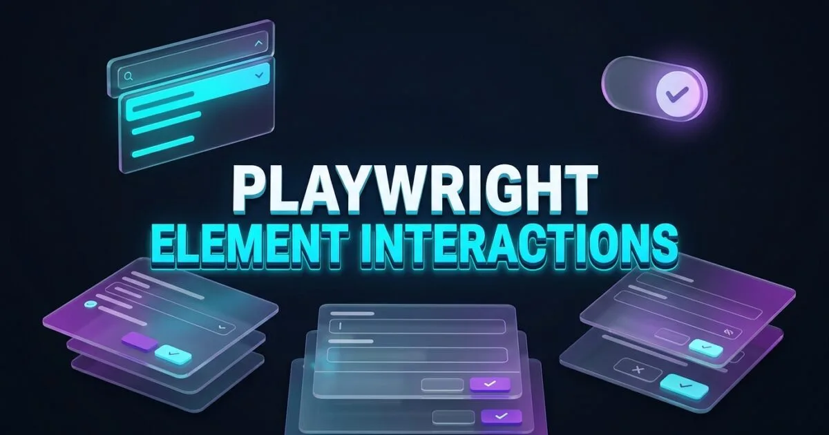 Playwright Element Interactions: 6 Flawless UI Patterns