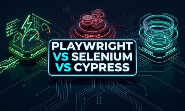 Playwright vs Selenium vs Cypress: 5 Best Architecture Secrets Playwright vs Selenium vs Cypress Architecture Benchmark Diagram