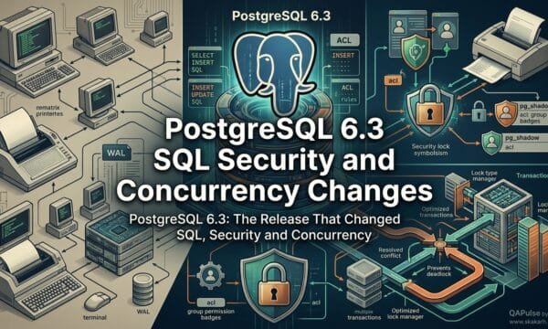 PostgreSQL 6.3 SQL Security and Concurrency Changes