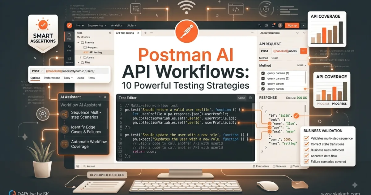 Postman AI API Workflows: Automate Smarter Multi-Step Testing