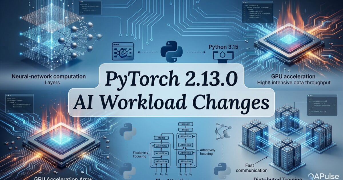 PyTorch 2.13.0: FlexAttention, FSDP2, and the New AI Performance Stack 1 PyTorch 2.13.0: FlexAttention, FSDP2, and the New AI Performance Stack