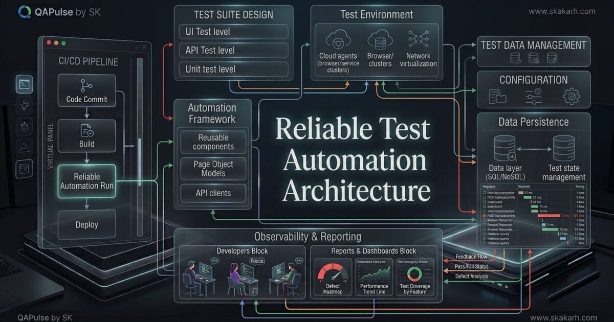 How to Build a More Reliable Test Automation Architecture How to Build a More Reliable Test Automation Architecture