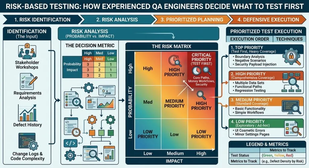 Risk-Based Testing: How Experienced QA Engineers Decide What to Test First