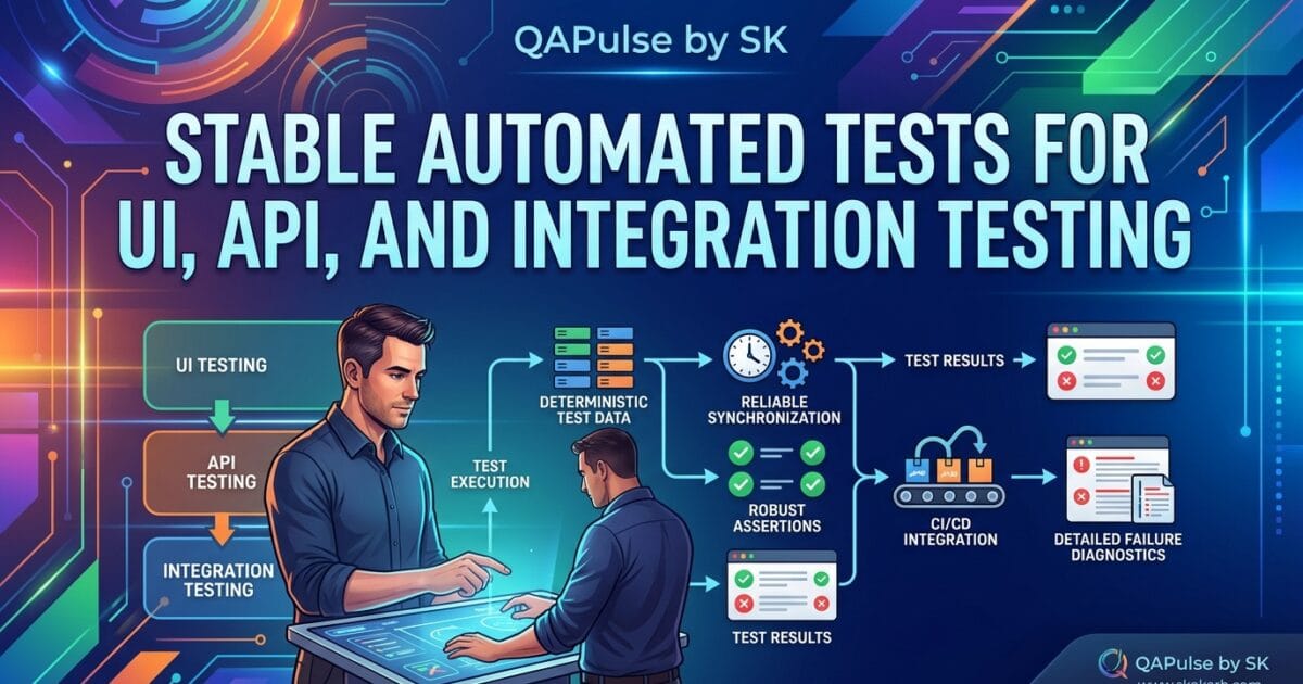 Stable Automated Tests: A Powerful Guide to UI, API & Integration 1 Stable Automated Tests: A Powerful Guide to UI, API & Integration