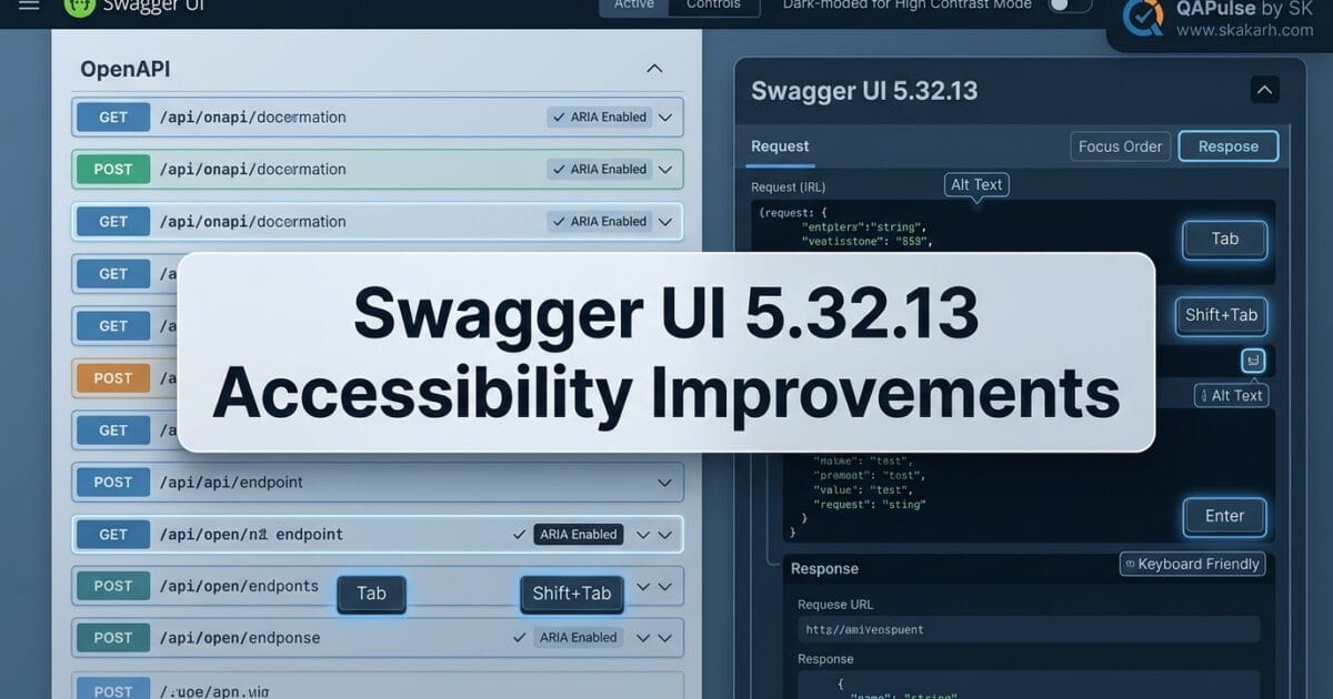 Swagger UI 5.32.13 Released: Accessibility Gets a Serious Upgrade 1 Swagger UI 5.32.13 Released: Accessibility Gets a Serious Upgrade