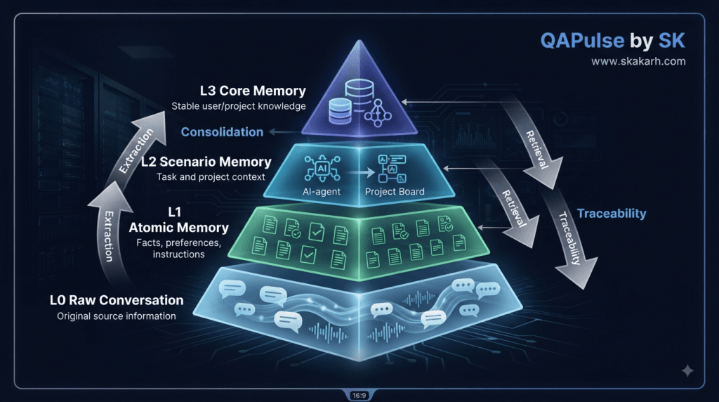 TencentDB Agent Memory Architecture: How Persistent AI Memory Actually Works 3 TencentDB Agent Memory architecture four layer memory pyramid