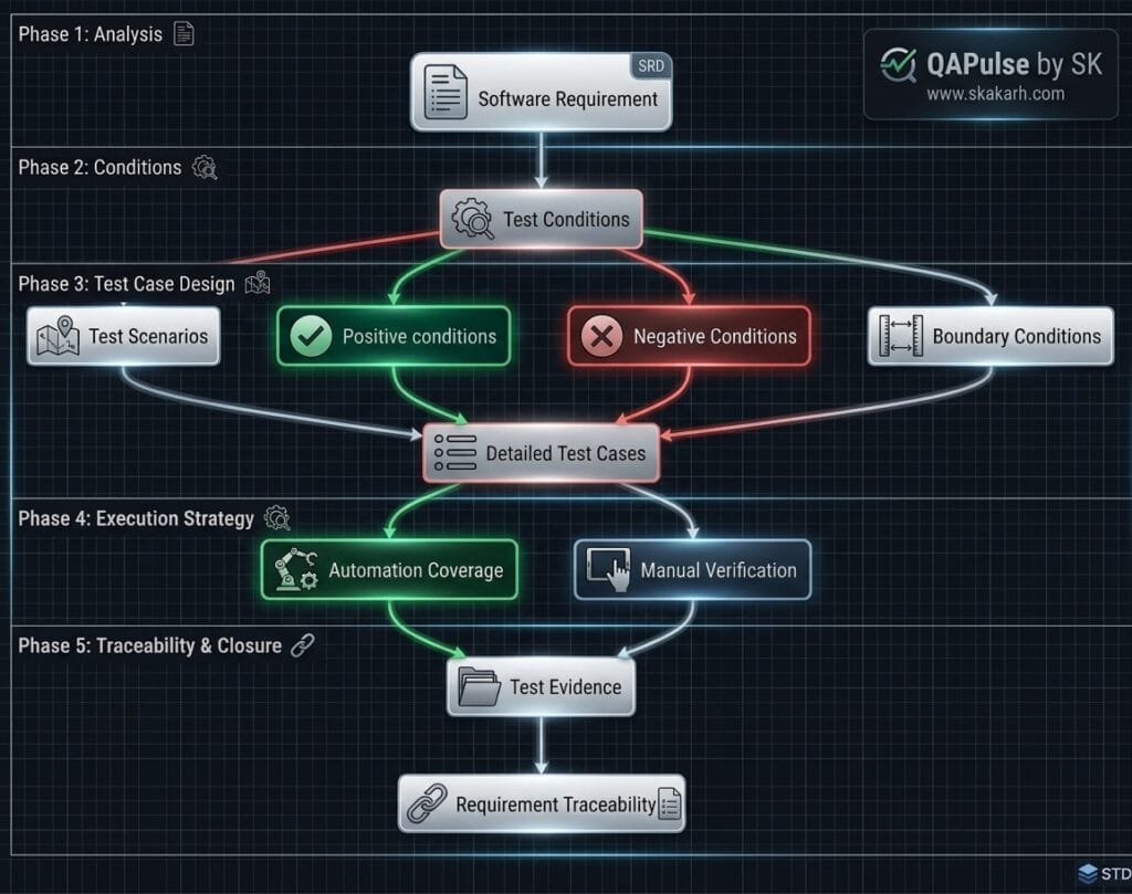 Test Cases vs Test Scenarios vs Test Conditions