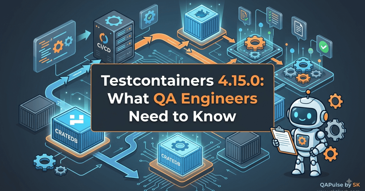 Testcontainers 4.15.0 Released — What's New for QA Engineers 1 Testcontainers 4.15.0 Released — What’s New for QA Engineers
