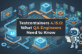 Testcontainers 4.15.0 CrateDB Integration Testing