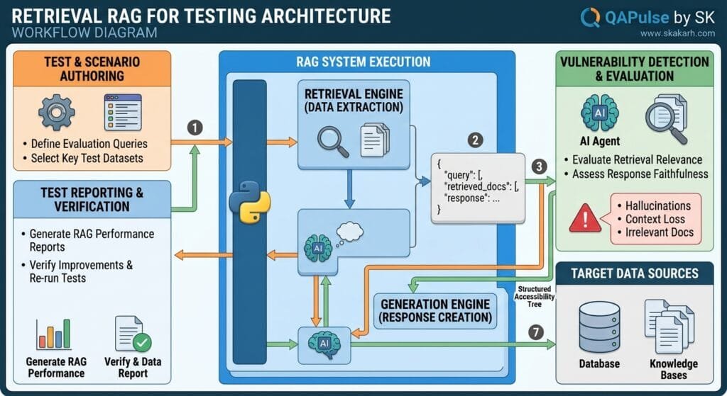 Testing RAG Systems: 5 Best Vector Performance Secrets Testing RAG Systems Architecture Pipeline Diagram