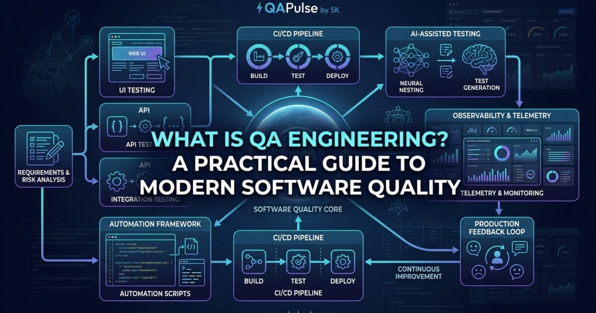 What is QA Engineering? A Practical Guide to Modern Software Quality 1 What is QA Engineering? A Practical Guide to Modern Software Quality