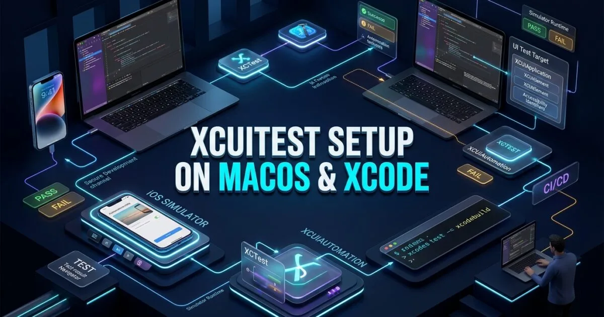 XCUITest Setup on macOS and Xcode: Complete Beginner’s Guide