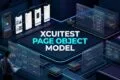 XCUITest Page Object Model architecture with Swift screens components and UI automation