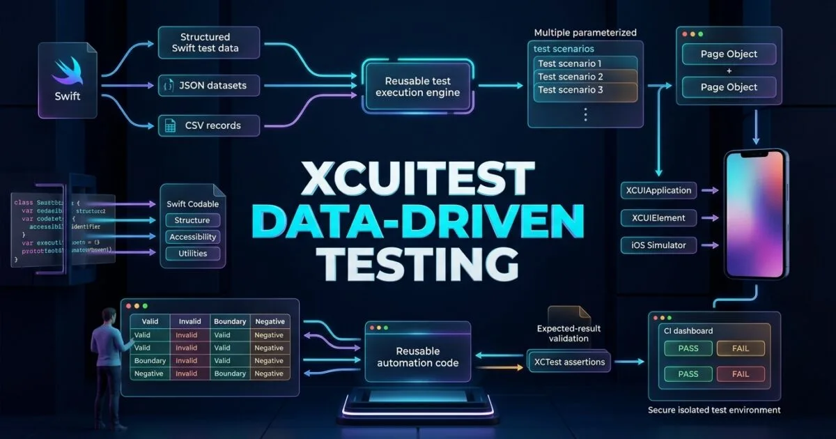 XCUITest Data-Driven Testing: Build Scalable iOS UI Tests with Swift XCUITest Data-Driven Testing: Build Scalable iOS UI Tests with Swift
