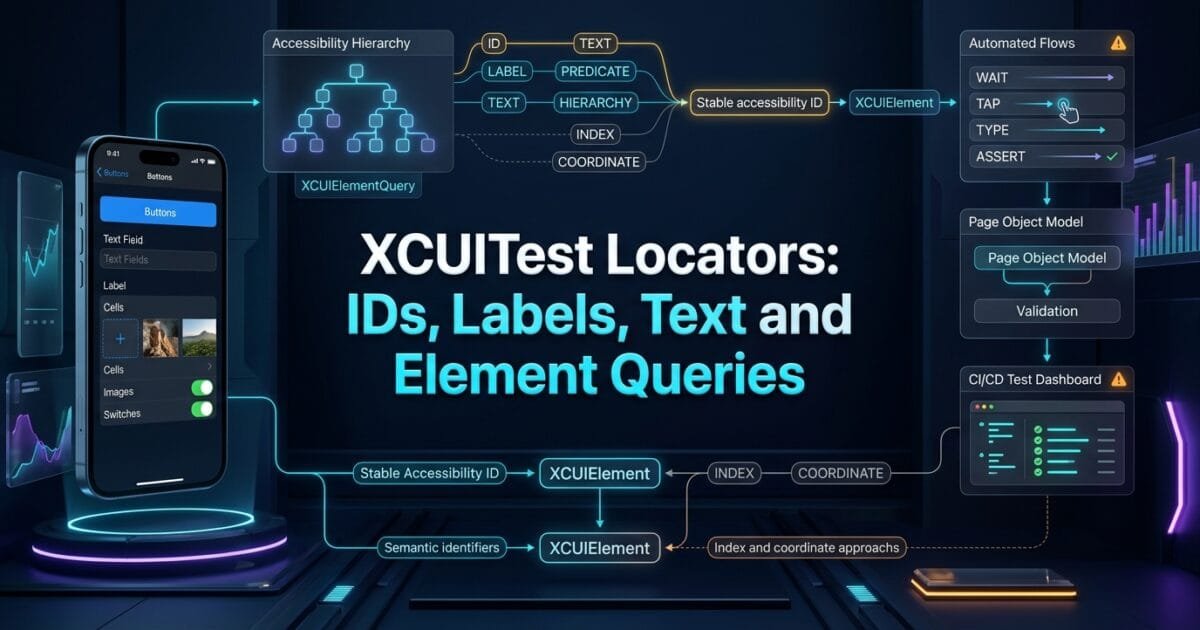 XCUITest Locators: IDs, Labels, Text and Element Queries