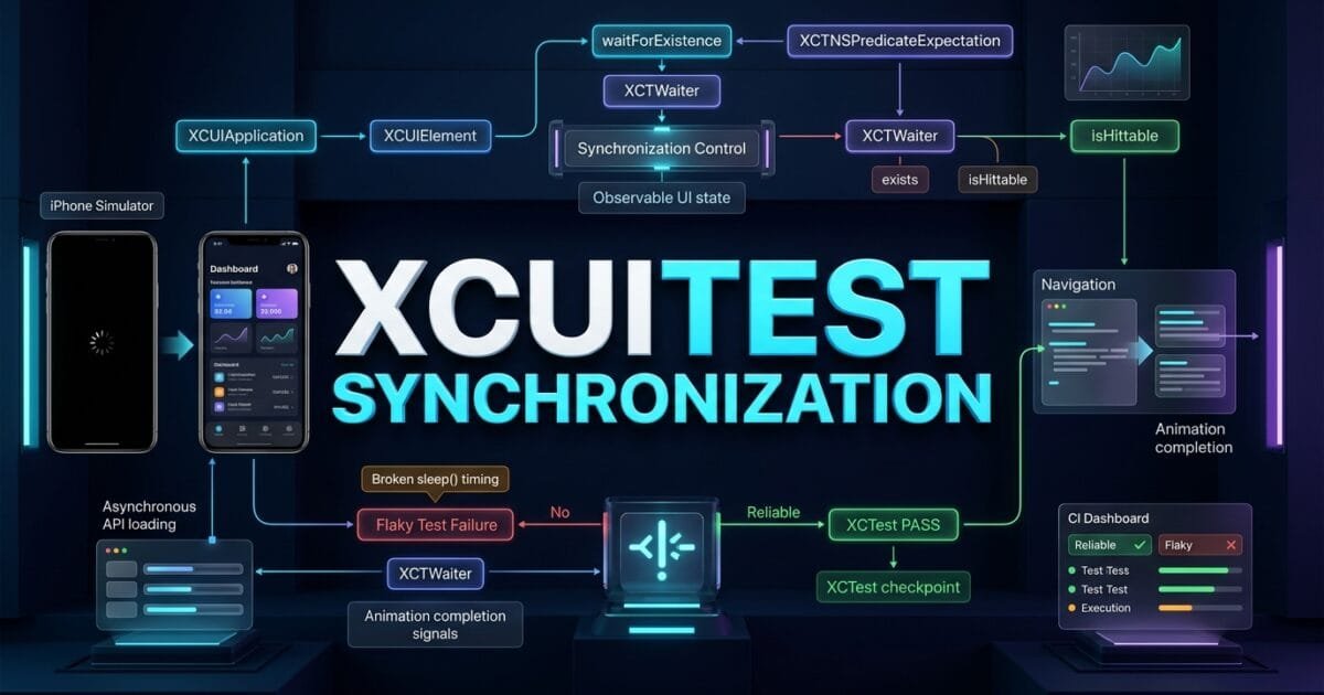 XCUITest Synchronization: Reliable Waiting for iOS UI Tests XCUITest Synchronization: Reliable Waiting for iOS UI Tests