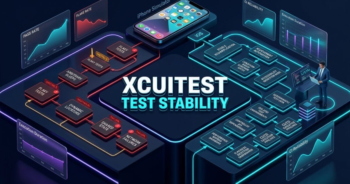 XCUITest Test Stability: Building Fast, Reliable, and Flake-Free iOS UI Tests XCUITest Test Stability: Building Fast, Reliable, and Flake-Free iOS UI Tests