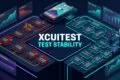 XCUITest Test Stability: Building Fast, Reliable, and Flake-Free iOS UI Tests XCUITest test stability architecture showing reliable iOS UI automation and CI performance monitoring