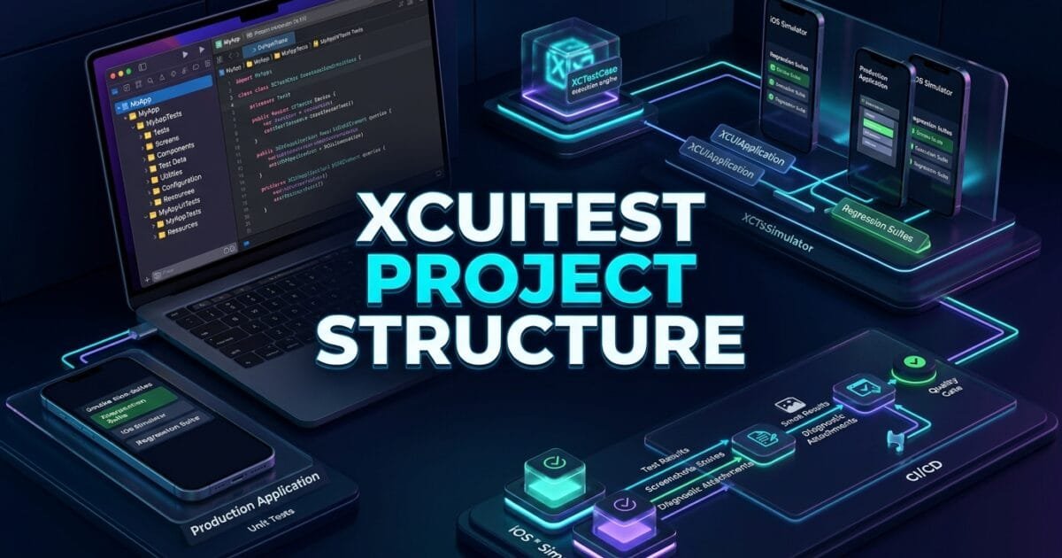 XCUITest Project Structure and Test Target Architecture XCUITest Project Structure and Test Target Architecture