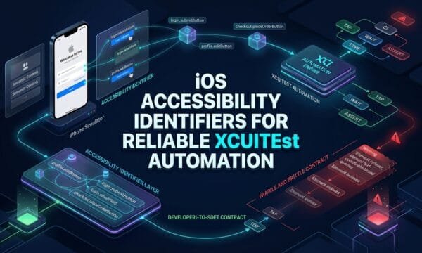 iOS accessibility identifiers for reliable XCUITest automation