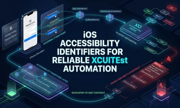 iOS accessibility identifiers for reliable XCUITest automation