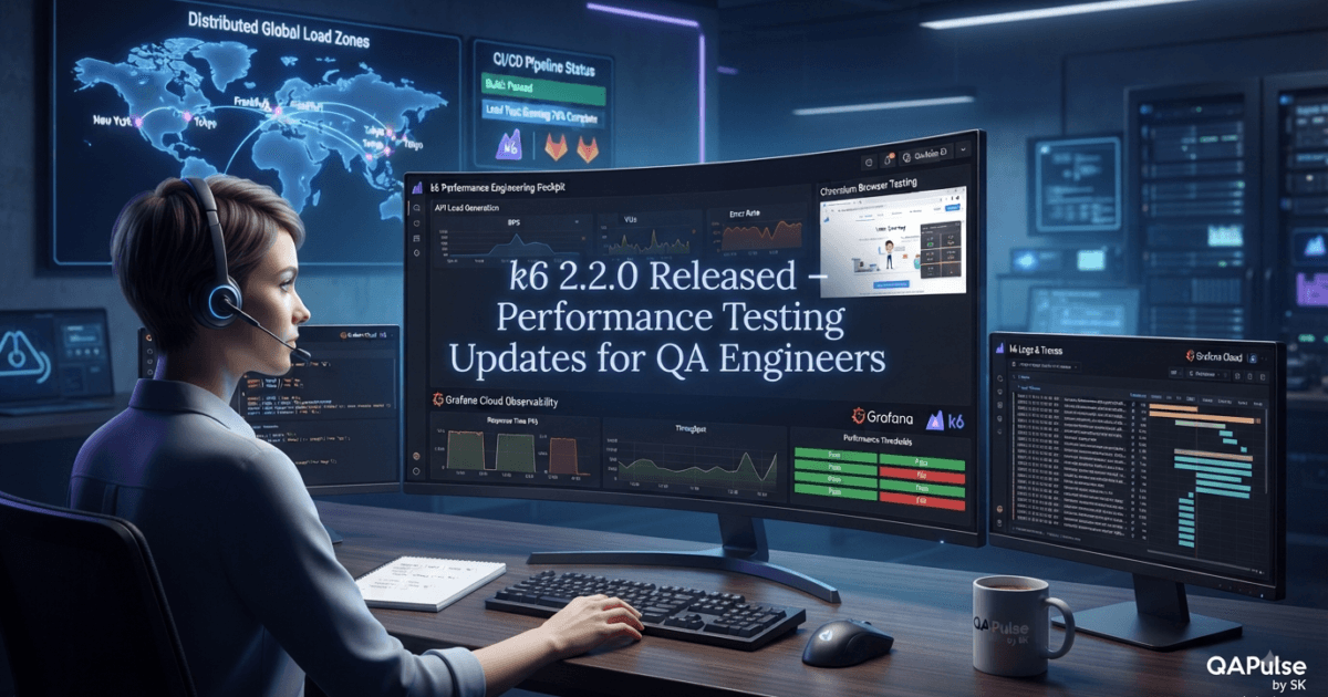 k6 2.2.0 Released: What’s New for QA Engineers and SDETs