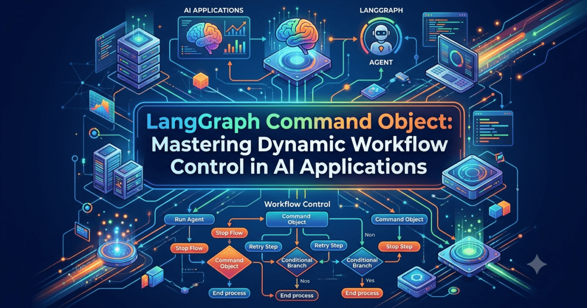 LangGraph Command Object: Mastering Dynamic Workflow Control in AI Applications 1 LangGraph Command Object: Mastering Dynamic Workflow Control in AI Applications