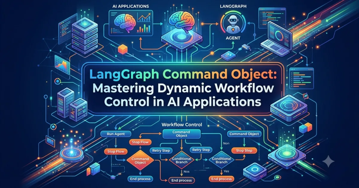LangGraph Command Object: Mastering Dynamic Workflow Control in AI Applications