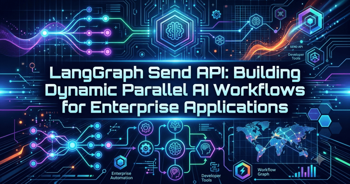 LangGraph Send API: Building Dynamic Parallel AI Workflows for Enterprise Applications 1 LangGraph Send API: Building Dynamic Parallel AI Workflows for Enterprise Applications