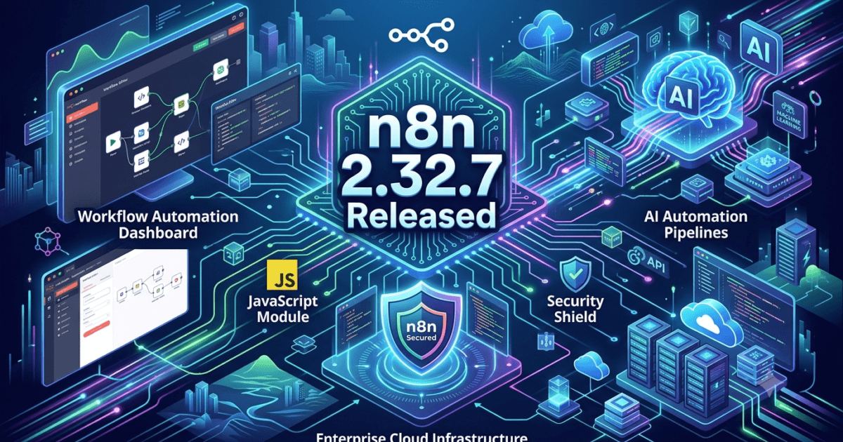 n8n 2.32.7 Released: Security Audit Improvements Strengthen Enterprise Workflow Automation 1 n8n 2.32.7 Released: Security Audit Improvements Strengthen Enterprise Workflow Automation