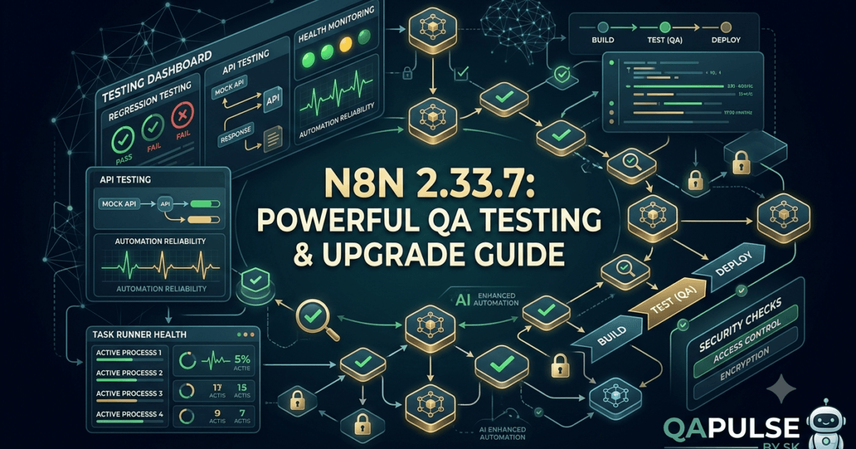 n8n 2.33.7 Released: Critical QA Fixes, Testing & Upgrade Guide 1 n8n 2.33.7 Released: Critical QA Fixes, Testing & Upgrade Guide
