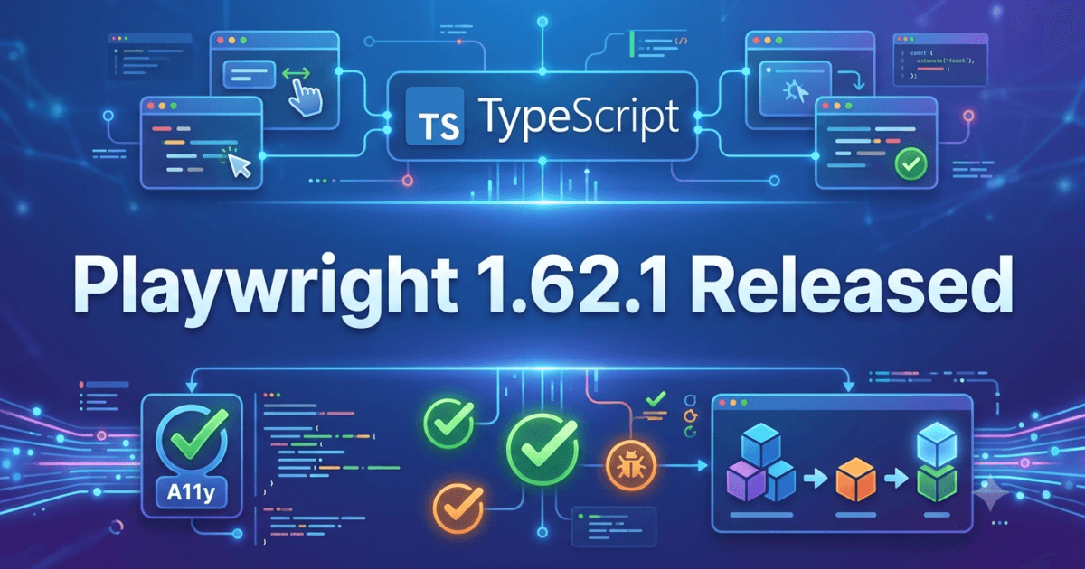 Playwright 1.62.1 Fixes Critical TypeScript and Accessibility Regressions for Test Automation Teams