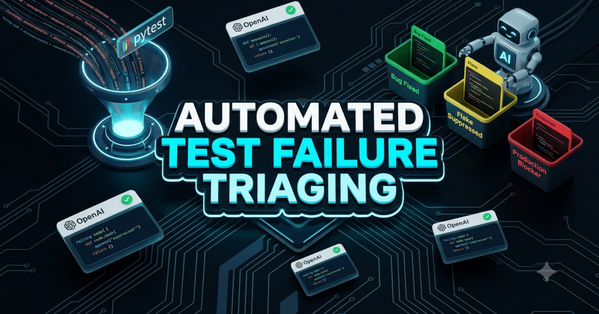 Automated Test Failure Triaging: 7 Best PyTest Secrets Automated Test Failure Triaging: 7 Best PyTest Secrets