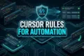 Cursor Rules for Standardized Test Automation Frameworks