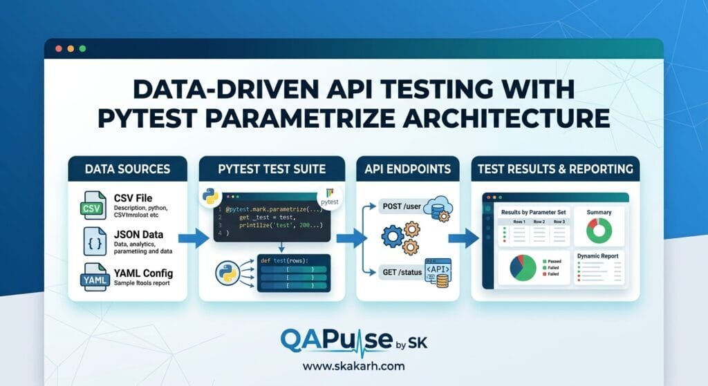 Data-Driven API Testing with PyTest Parametrize Architecture