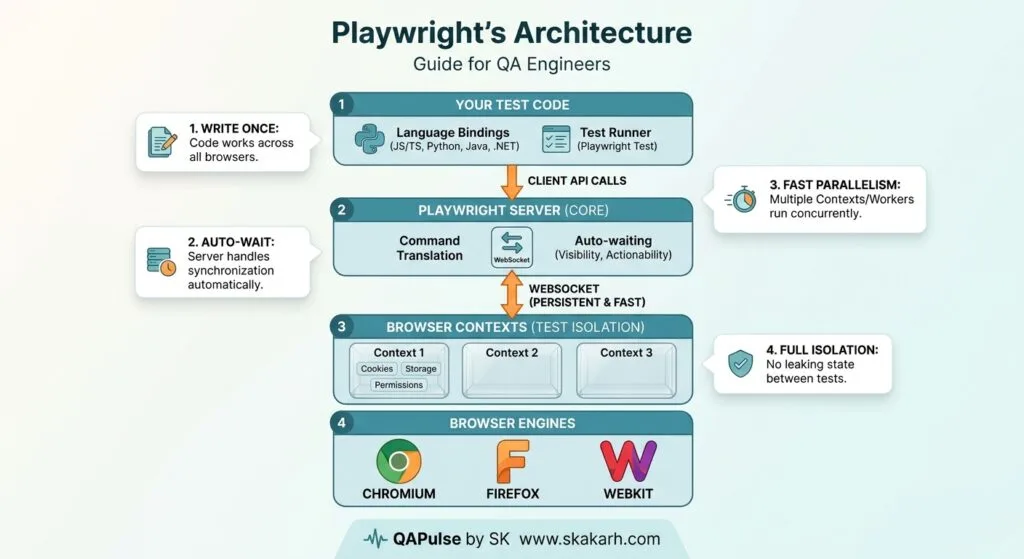 What is Playwright? 7 Powerful Architecture Secrets for QA Engineers What Is Playwright Architecture and Guide for QA Engineers