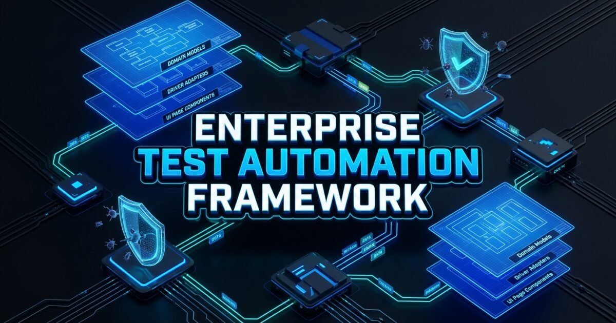 Designing a Clean Enterprise Test Automation Framework from Scratch Designing a Clean Enterprise Test Automation Framework from Scratch